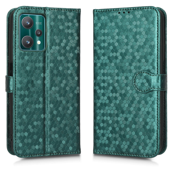For Realme 9 5G / 9 Pro / Q5 Honeycomb Dot Texture Leather Phone Case