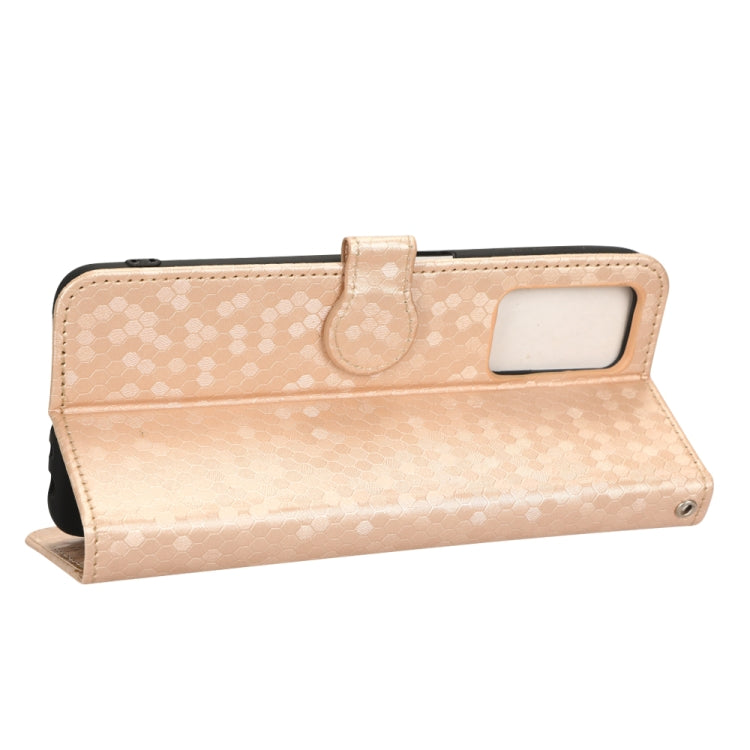 For Realme 9i / OPPO A36/A76 4G /A96 4G Honeycomb Dot Texture Leather Phone Case