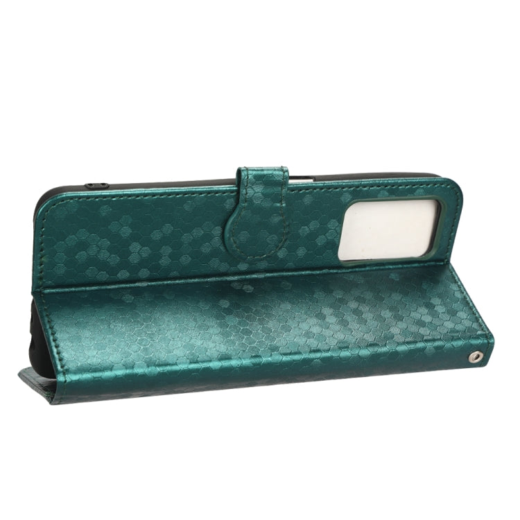 For Realme 9i / OPPO A36/A76 4G /A96 4G Honeycomb Dot Texture Leather Phone Case