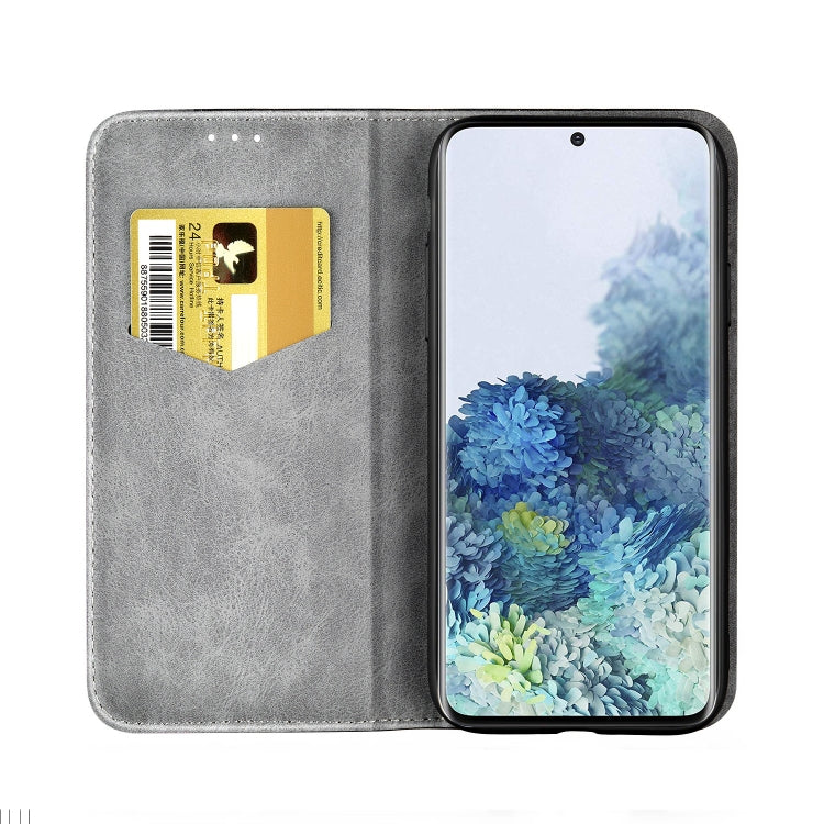 For Galaxy S20 Business Solid Color Stitching Horizontal Flip Leather Case , with Holder & Card Slots