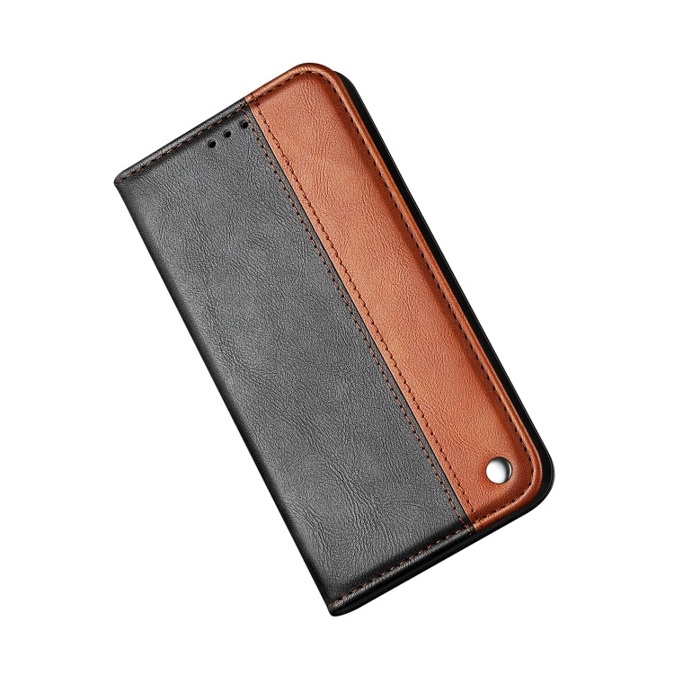 For Galaxy S20 Plus Business Solid Color Stitching Horizontal Flip Leather Case , with Holder & Card Slots