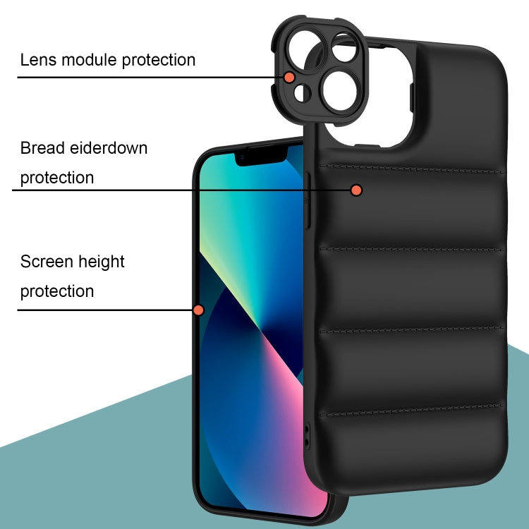 For iPhone 14 Eiderdown Airbag Shockproof Phone Case