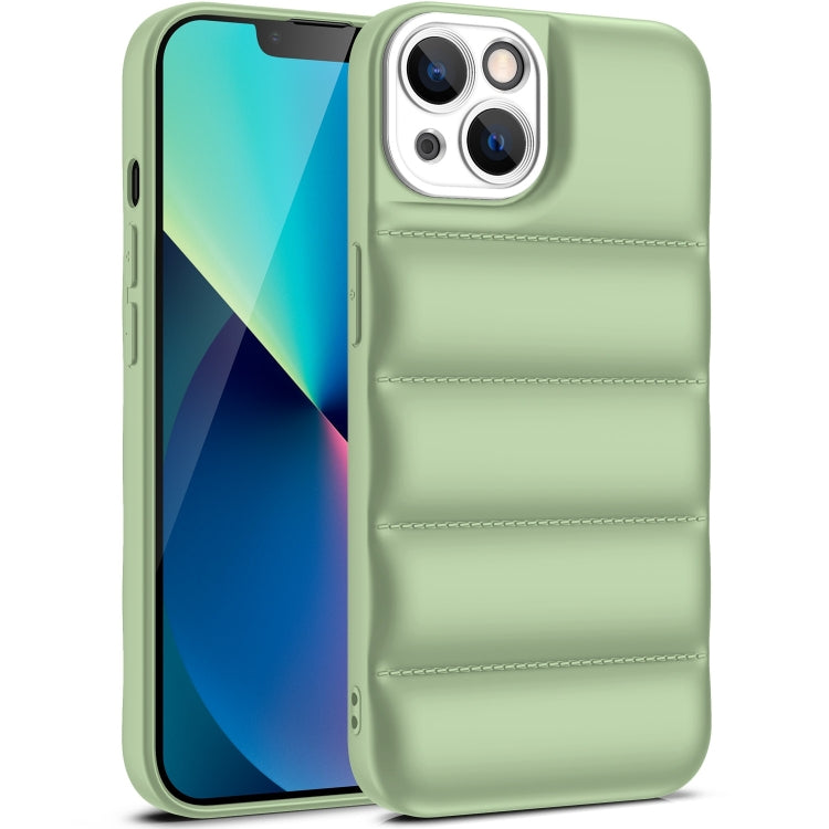 For iPhone 14 Plus Eiderdown Airbag Shockproof Phone Case