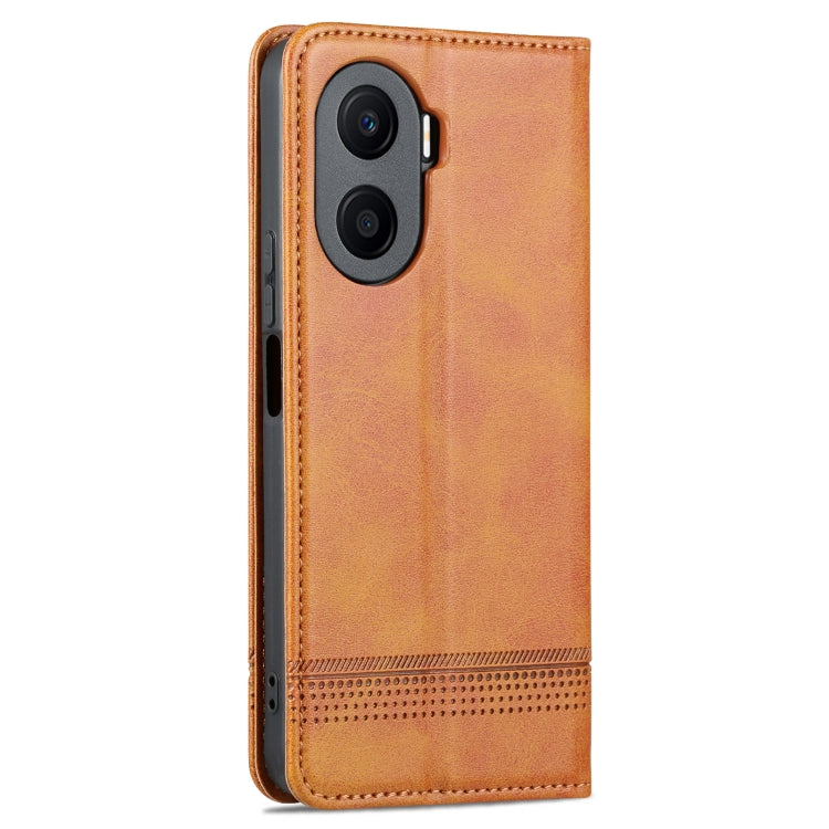 For Honor Play 40 Plus AZNS Magnetic Calf Texture Flip Leather Phone Case