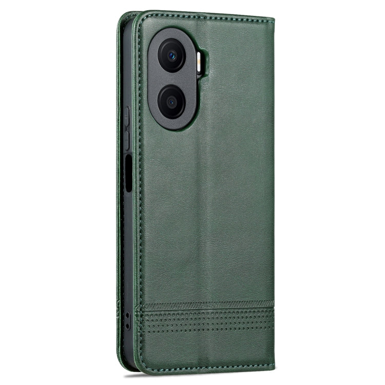 For Honor Play 40 Plus AZNS Magnetic Calf Texture Flip Leather Phone Case