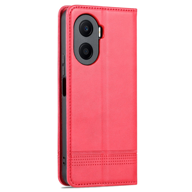 For Honor Play 40 Plus AZNS Magnetic Calf Texture Flip Leather Phone Case