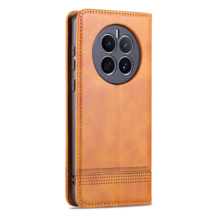 For Huawei Mate 50 / Mate 50E AZNS Magnetic Calf Texture Flip Leather Phone Case
