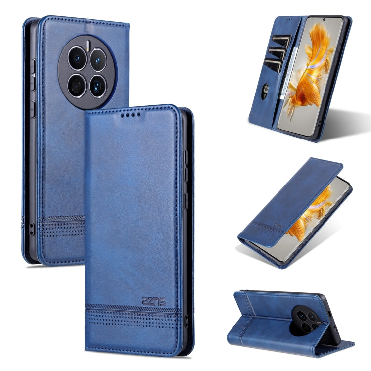 For Huawei Mate 50 / Mate 50E AZNS Magnetic Calf Texture Flip Leather Phone Case