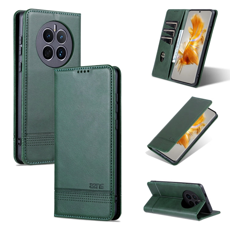 For Huawei Mate 50 / Mate 50E AZNS Magnetic Calf Texture Flip Leather Phone Case