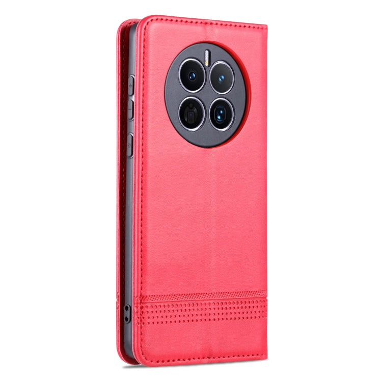 For Huawei Mate 50 / Mate 50E AZNS Magnetic Calf Texture Flip Leather Phone Case