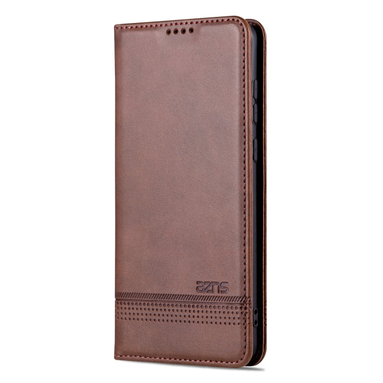 For Huawei Mate 50 Pro AZNS Magnetic Calf Texture Flip Leather Phone Case