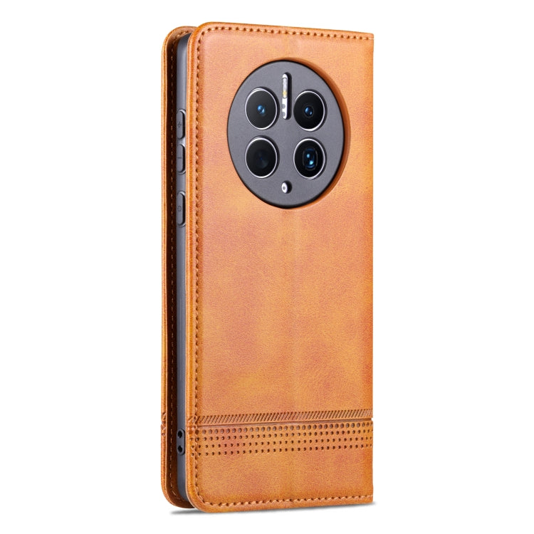 For Huawei Mate 50 Pro AZNS Magnetic Calf Texture Flip Leather Phone Case