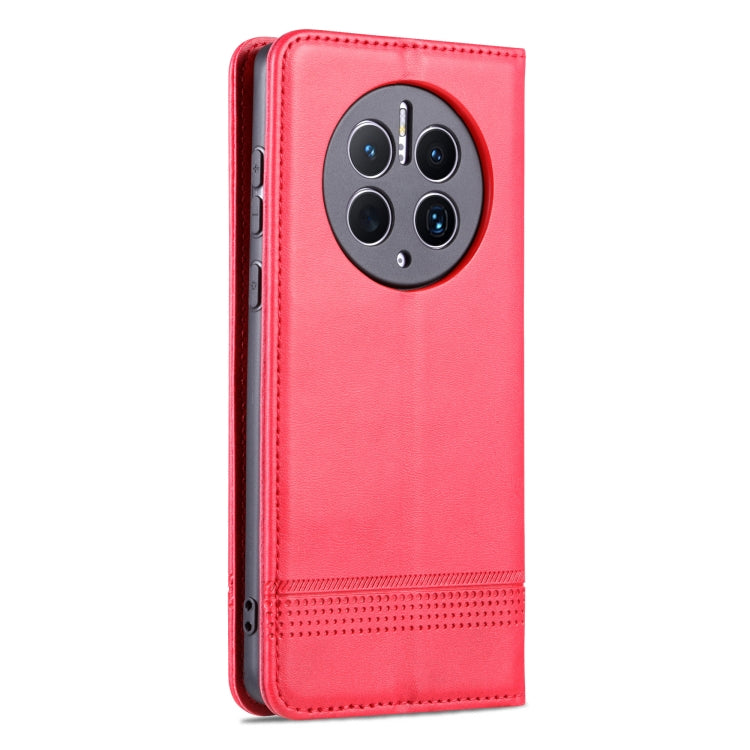 For Huawei Mate 50 Pro AZNS Magnetic Calf Texture Flip Leather Phone Case