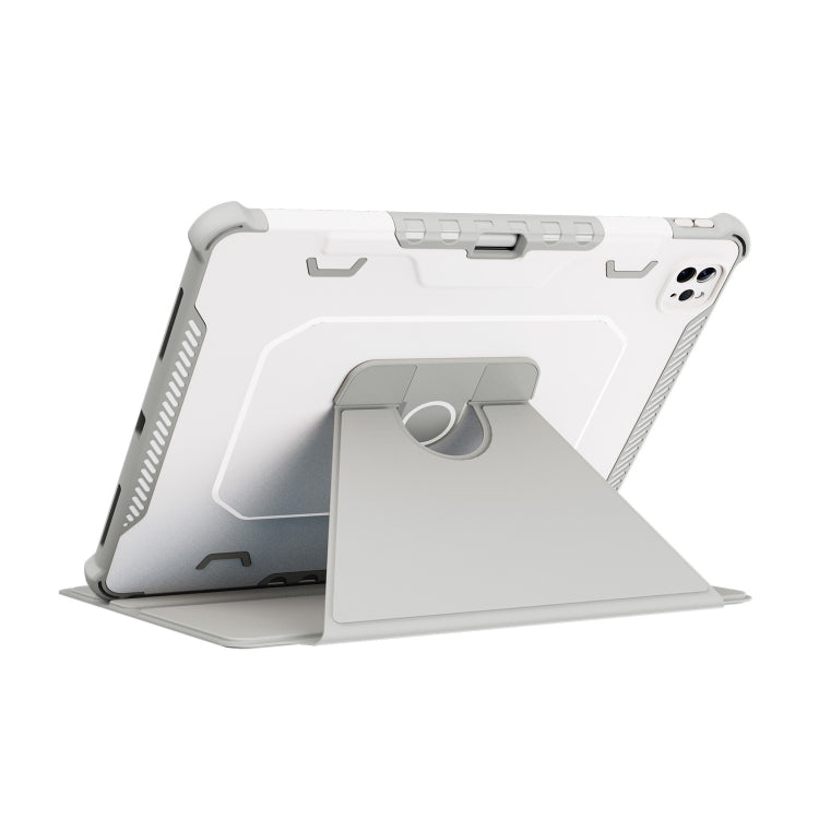 360 Degree Rotating Armored Smart Tablet Leather Case For iPad Pro 12.9 inch 2022/2021/2020/2018