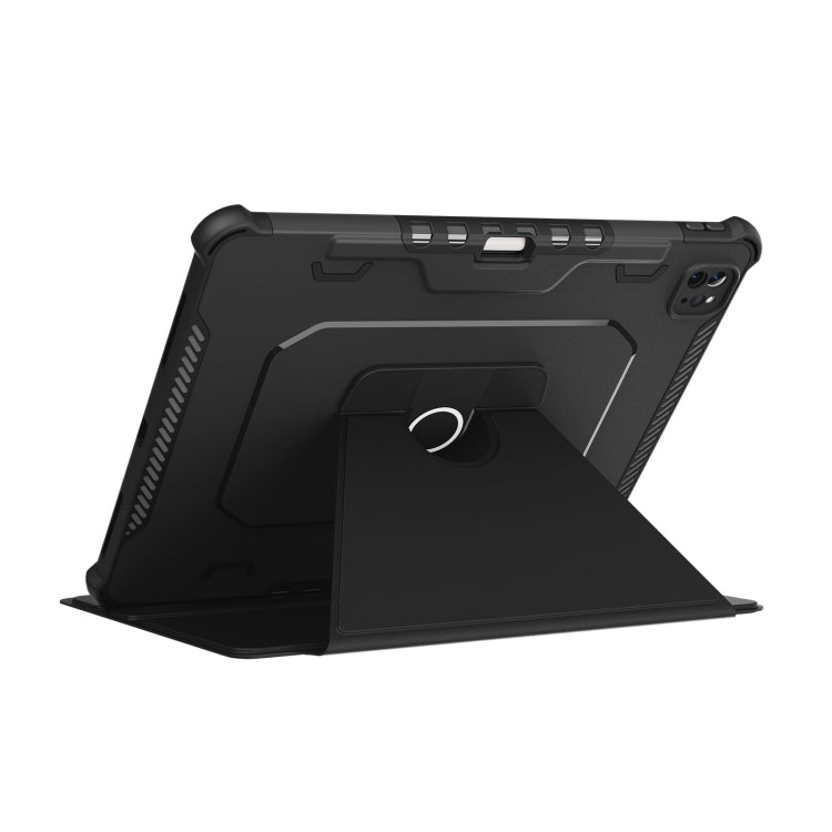 360 Degree Rotating Armored Smart Tablet Leather Case For iPad Pro 12.9 inch 2022/2021/2020/2018