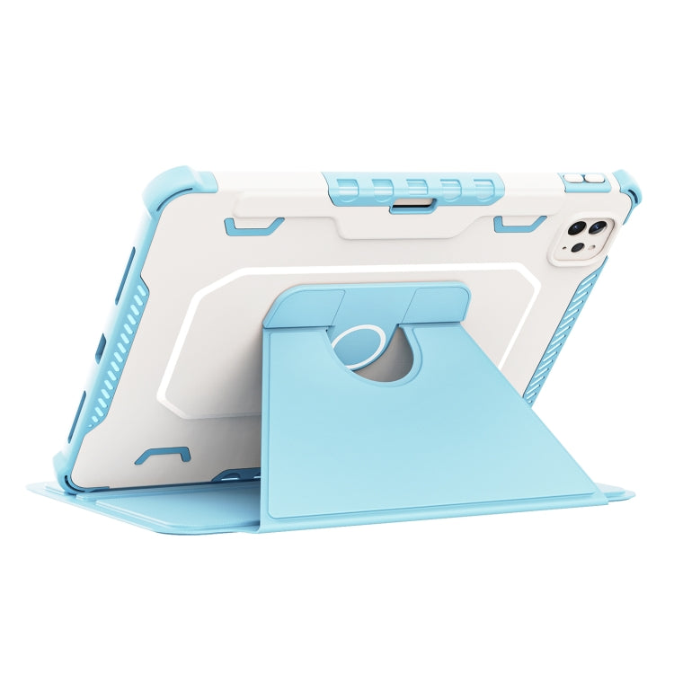 360 Degree Rotating Armored Smart Tablet Leather Case For iPad Pro 11 inch 2022/2021/2020/2018 / Air5 2022/Air4 2020