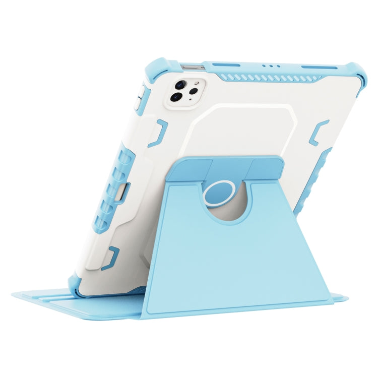 360 Degree Rotating Armored Smart Tablet Leather Case For iPad Pro 11 inch 2022/2021/2020/2018 / Air5 2022/Air4 2020