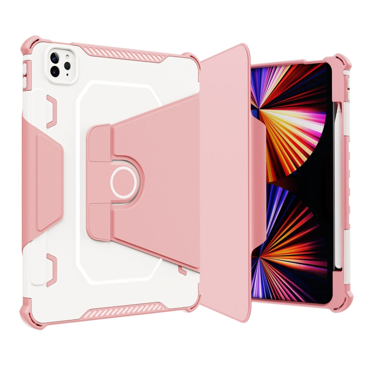 360 Degree Rotating Armored Smart Tablet Leather Case For iPad Pro 11 inch 2022/2021/2020/2018 / Air5 2022/Air4 2020