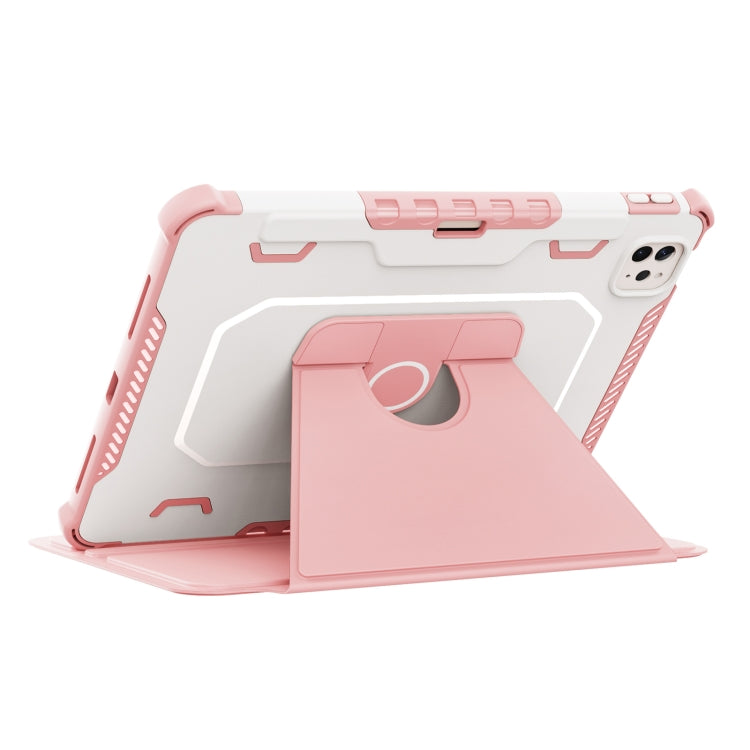 360 Degree Rotating Armored Smart Tablet Leather Case For iPad Pro 11 inch 2022/2021/2020/2018 / Air5 2022/Air4 2020
