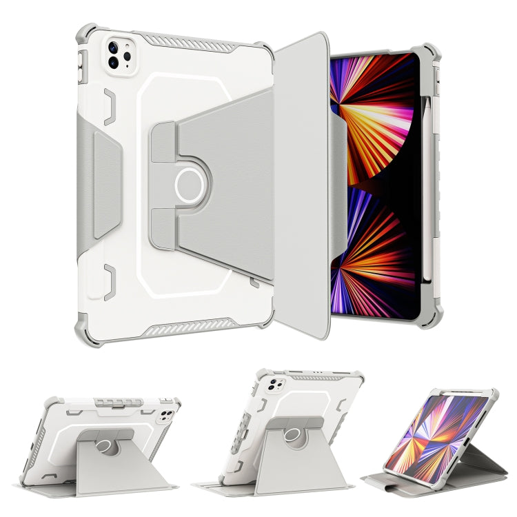 360 Degree Rotating Armored Smart Tablet Leather Case For iPad Pro 11 inch 2022/2021/2020/2018 / Air5 2022/Air4 2020