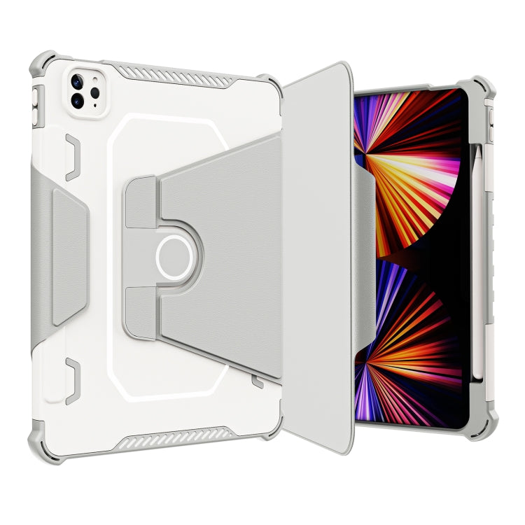 360 Degree Rotating Armored Smart Tablet Leather Case For iPad Pro 11 inch 2022/2021/2020/2018 / Air5 2022/Air4 2020