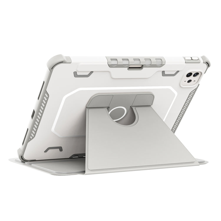 360 Degree Rotating Armored Smart Tablet Leather Case For iPad Pro 11 inch 2022/2021/2020/2018 / Air5 2022/Air4 2020