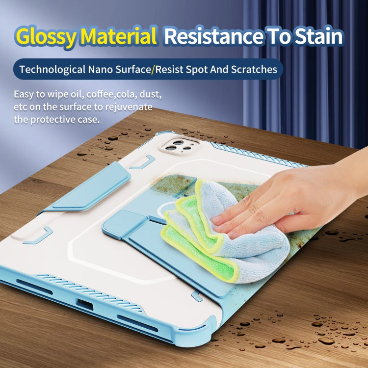 360 Degree Rotating Armored Smart Tablet Leather Case For iPad Pro 11 inch 2022/2021/2020/2018 / Air5 2022/Air4 2020