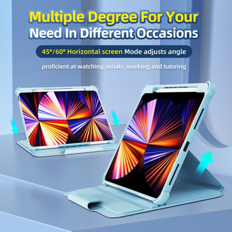 360 Degree Rotating Armored Smart Tablet Leather Case For iPad Pro 11 inch 2022/2021/2020/2018 / Air5 2022/Air4 2020