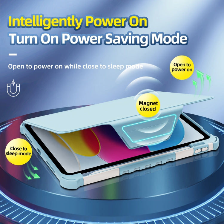 360 Degree Rotating Armored Smart Tablet Leather Case For iPad 10th Gen 10.9 2022