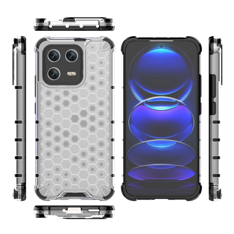 For Xiaomi 13 Lanyard Honeycomb Phone Case