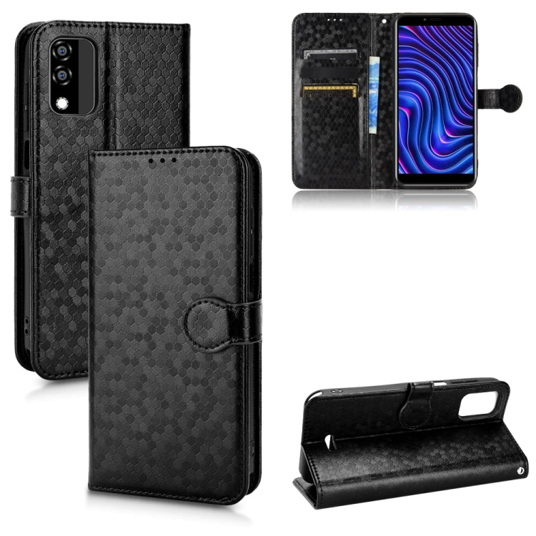 For BLU C5 Max 2022 Honeycomb Dot Texture Leather Phone Case