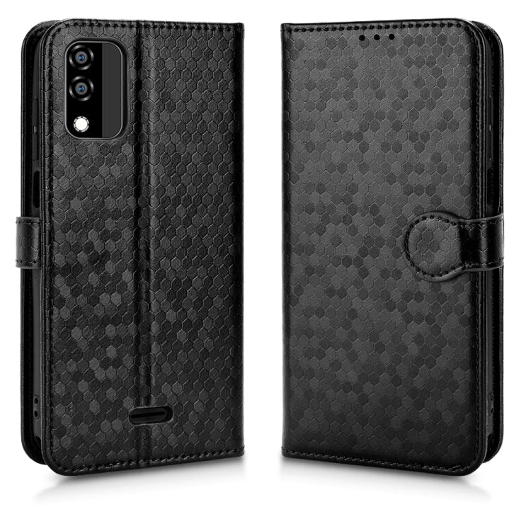 For BLU C5 Max 2022 Honeycomb Dot Texture Leather Phone Case