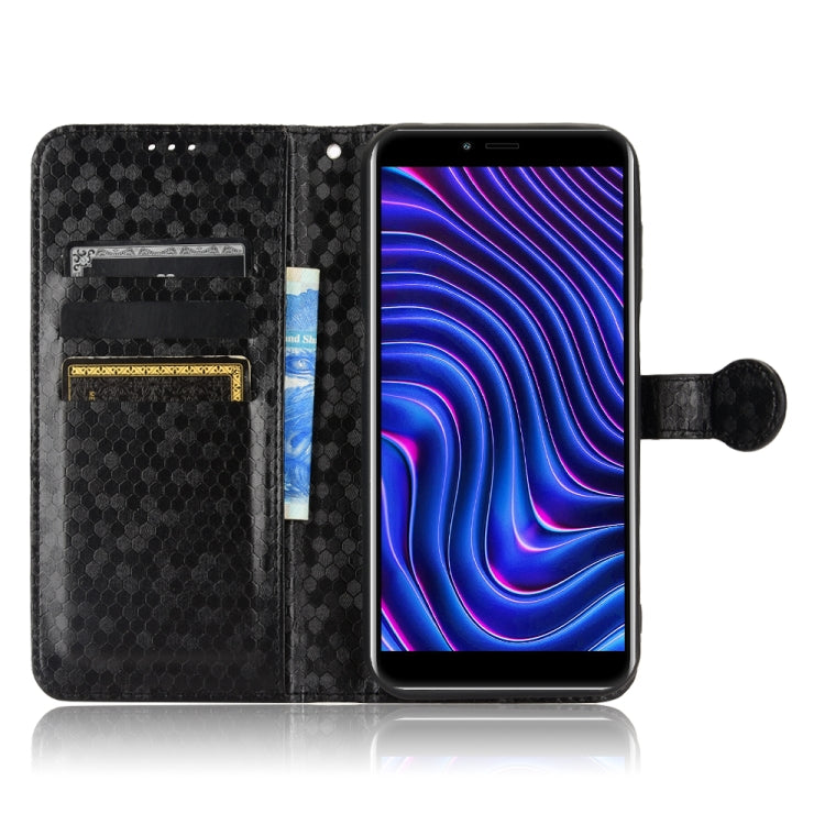For BLU C5 Max 2022 Honeycomb Dot Texture Leather Phone Case