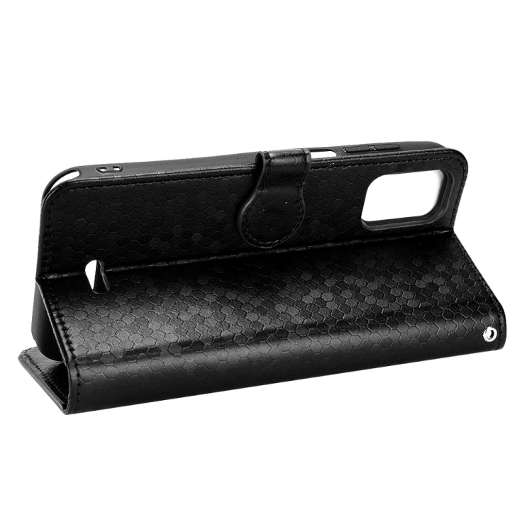 For BLU C5 Max 2022 Honeycomb Dot Texture Leather Phone Case