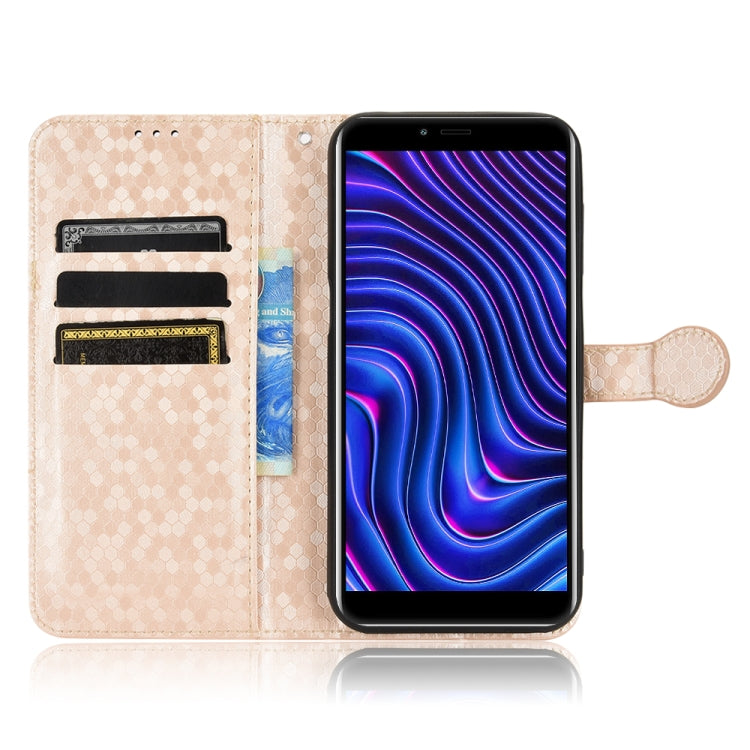 For BLU C5 Max 2022 Honeycomb Dot Texture Leather Phone Case