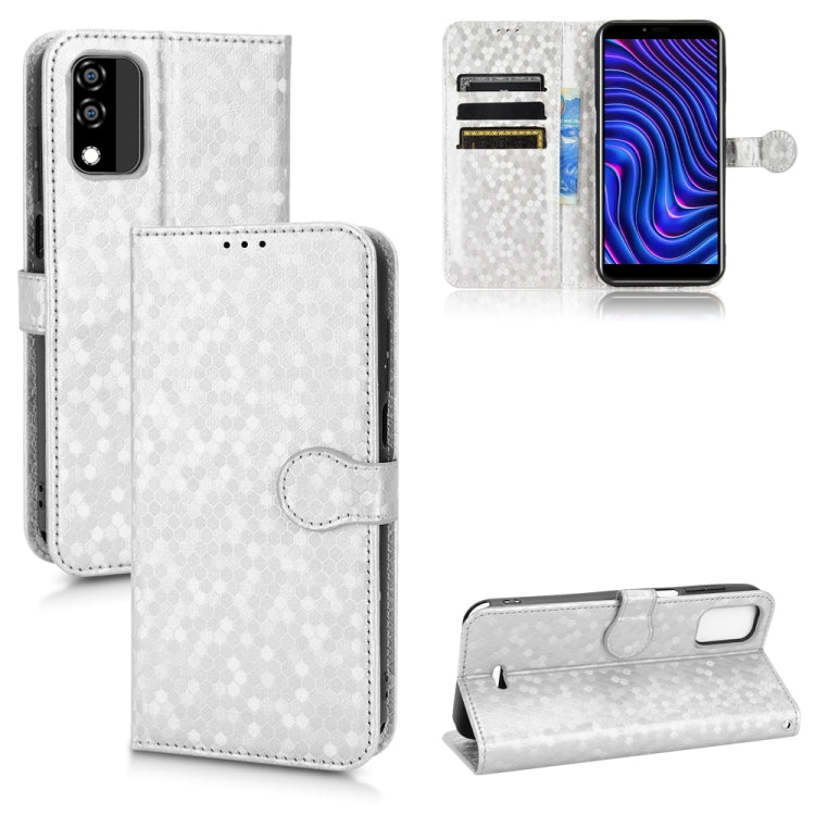 For BLU C5 Max 2022 Honeycomb Dot Texture Leather Phone Case