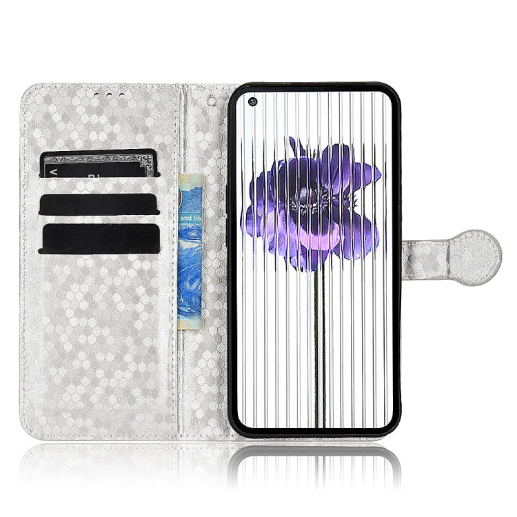For Nothing Phone 1 Honeycomb Dot Texture Leather Phone Case