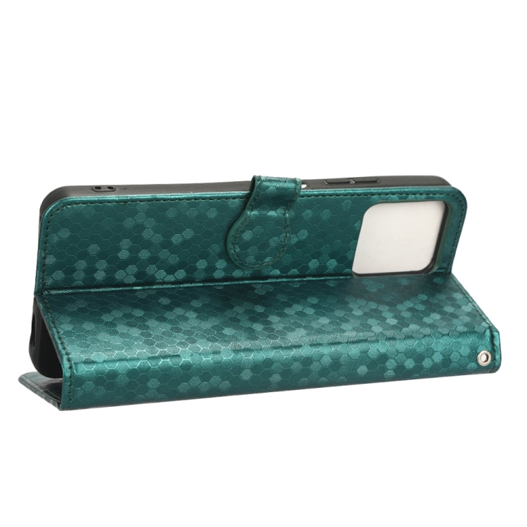 For T-Mobile REVVL 6 5G Honeycomb Dot Texture Leather Phone Case