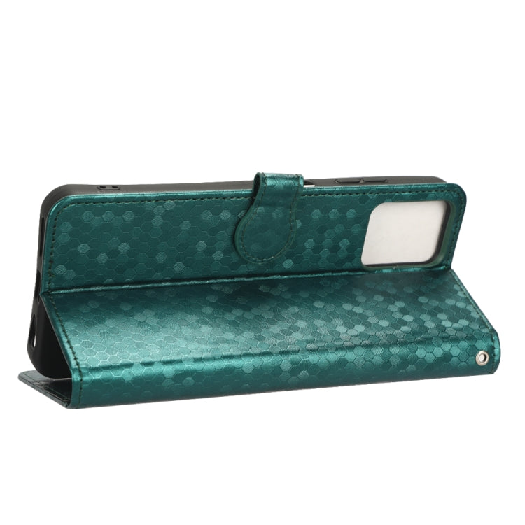 For T-Mobile REVVL 6 Pro 5G Honeycomb Dot Texture Leather Phone Case