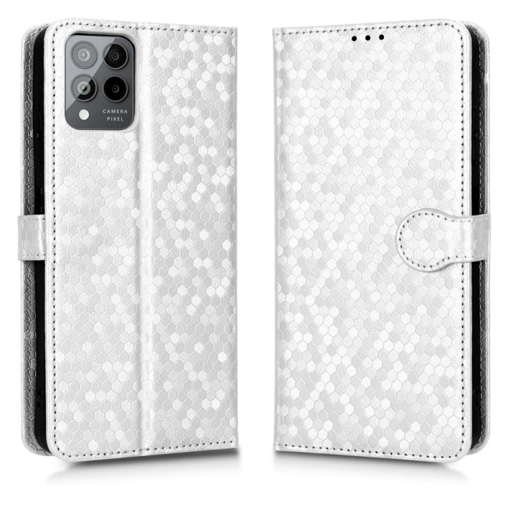For T-Mobile REVVL 6 Pro 5G Honeycomb Dot Texture Leather Phone Case