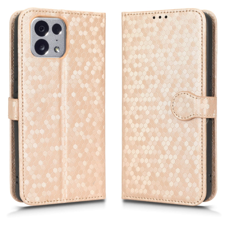 For Tone E22 Honeycomb Dot Texture Leather Phone Case