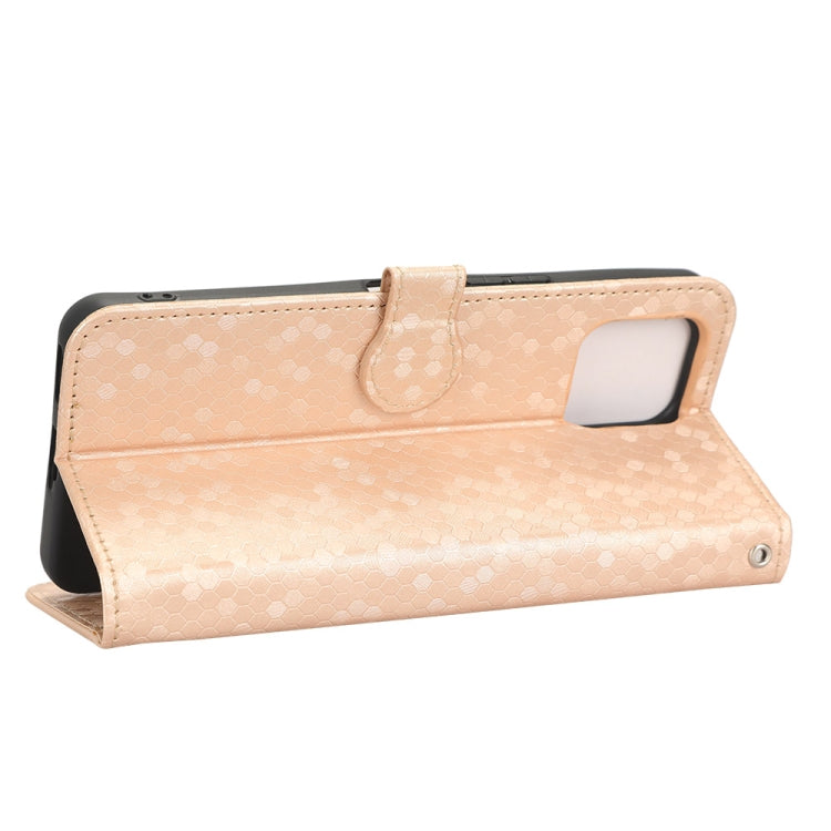 For Tone E22 Honeycomb Dot Texture Leather Phone Case