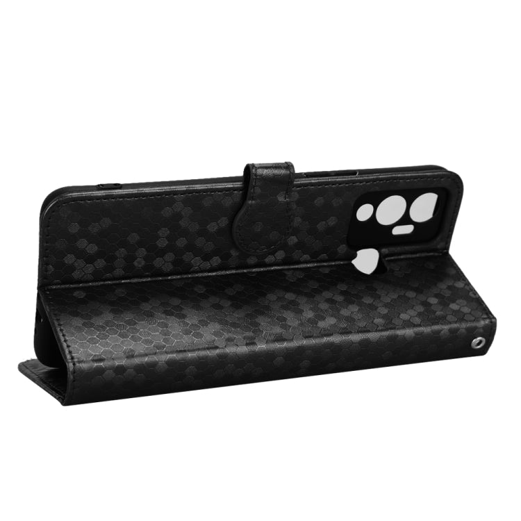 For Infinix Hot 12 Play Honeycomb Dot Texture Leather Phone Case