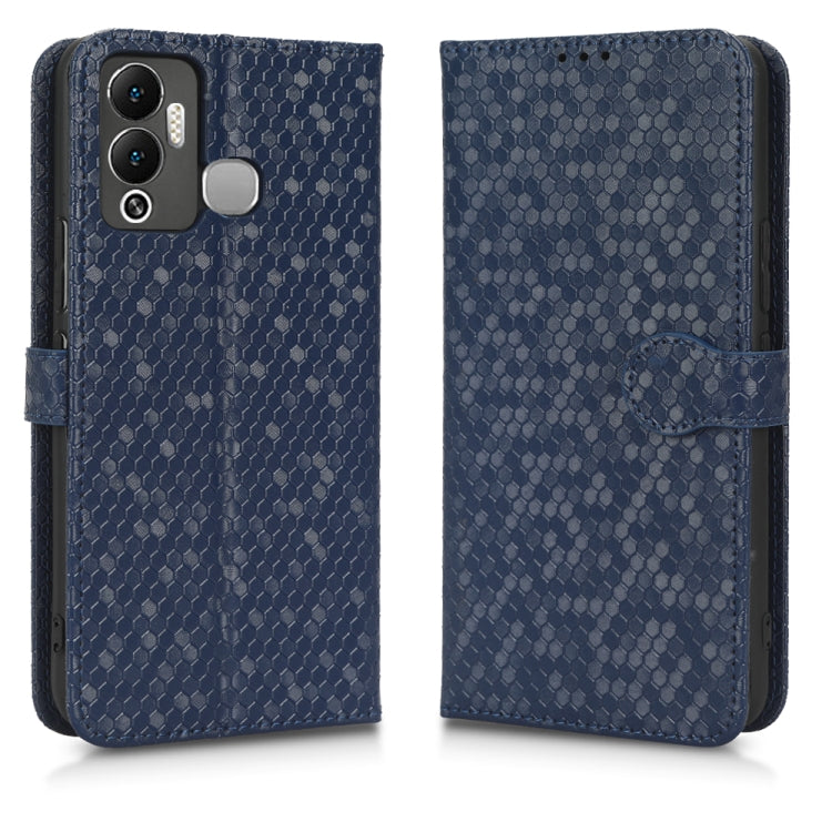 For Infinix Hot 12 Play Honeycomb Dot Texture Leather Phone Case
