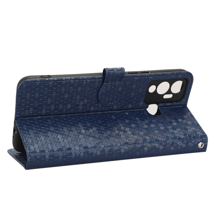 For Infinix Hot 12 Play Honeycomb Dot Texture Leather Phone Case