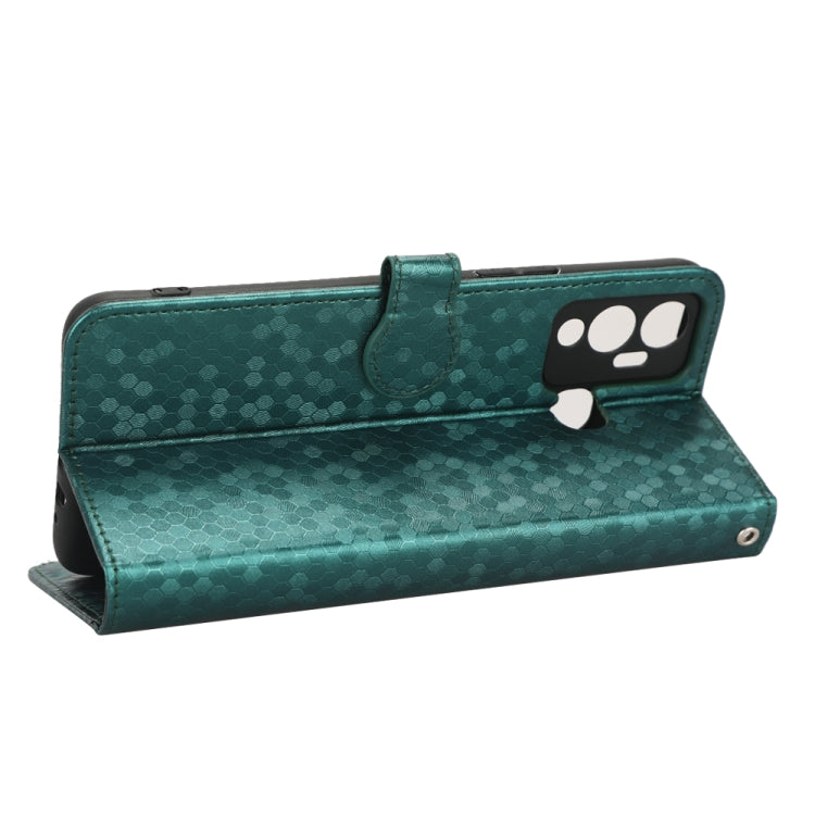 For Infinix Hot 12 Play Honeycomb Dot Texture Leather Phone Case