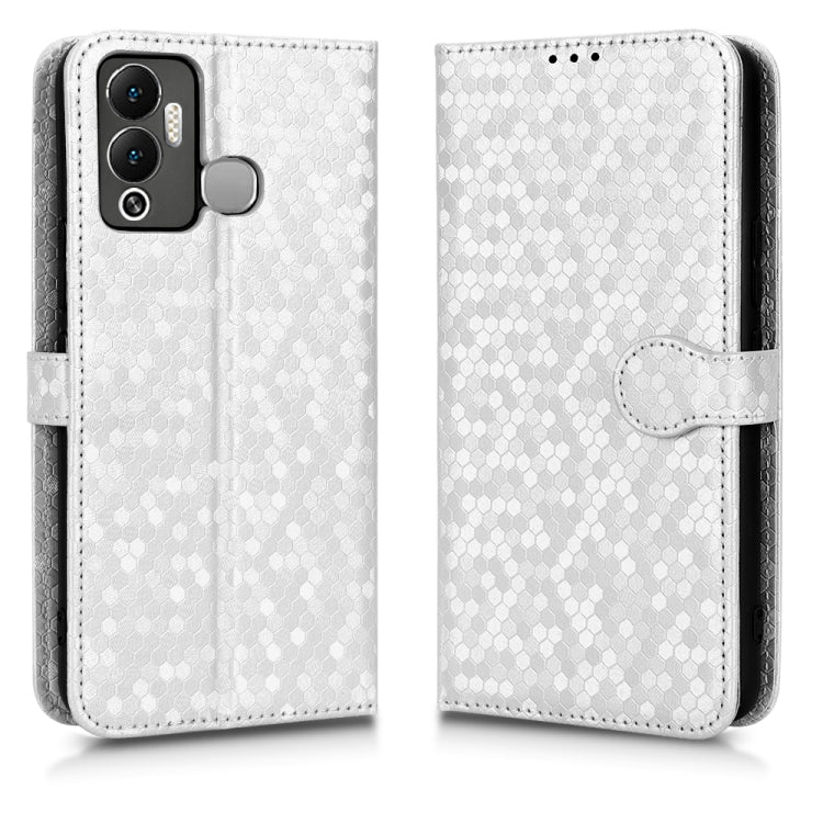 For Infinix Hot 12 Play Honeycomb Dot Texture Leather Phone Case