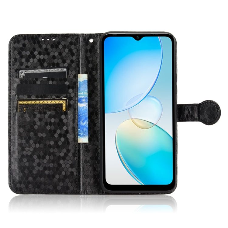 For Infinix Hot 12i Honeycomb Dot Texture Leather Phone Case