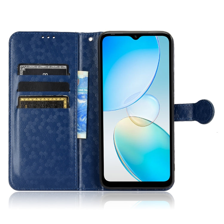 For Infinix Hot 12i Honeycomb Dot Texture Leather Phone Case