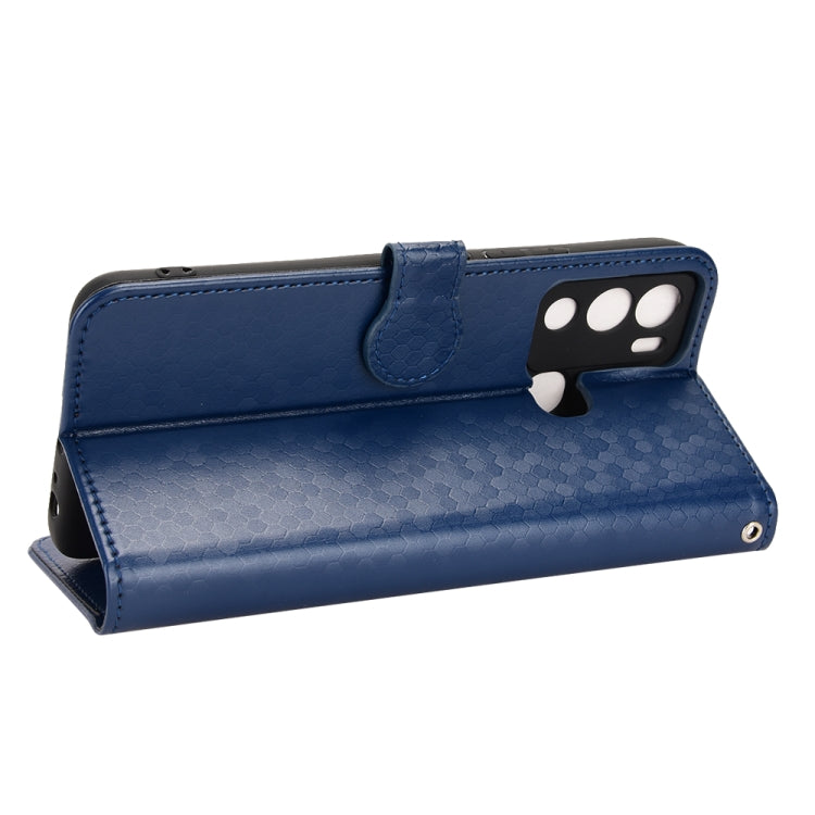 For Infinix Hot 12i Honeycomb Dot Texture Leather Phone Case